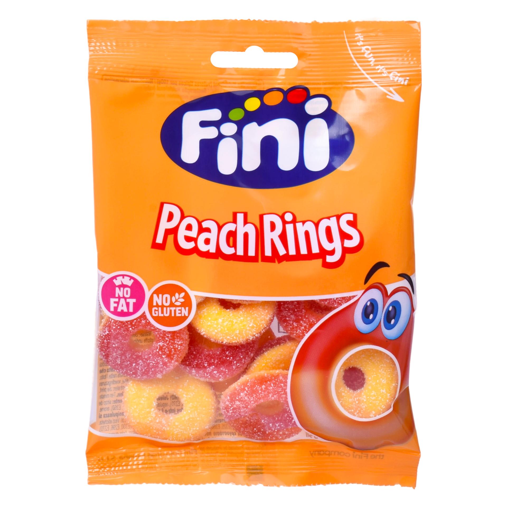 FINI GOMAS PEACHRINGS 90G CX12