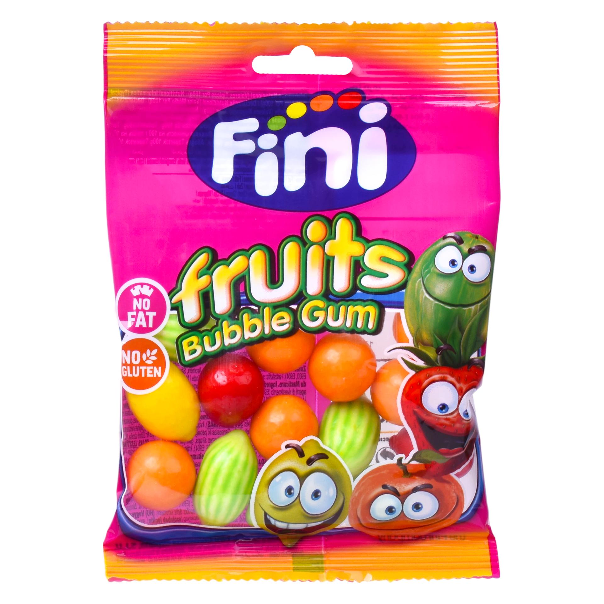 FINI FRUITS BUBBLE GUM 90GRS CX12 FINI FRUITS BUBBLE GUM 90GRS CX12