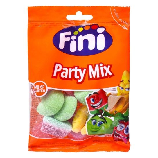 FINI GOMAS JELLYPARTY MIX 90G CX12 FINI GOMAS JELLYPARTY MIX 90G CX12