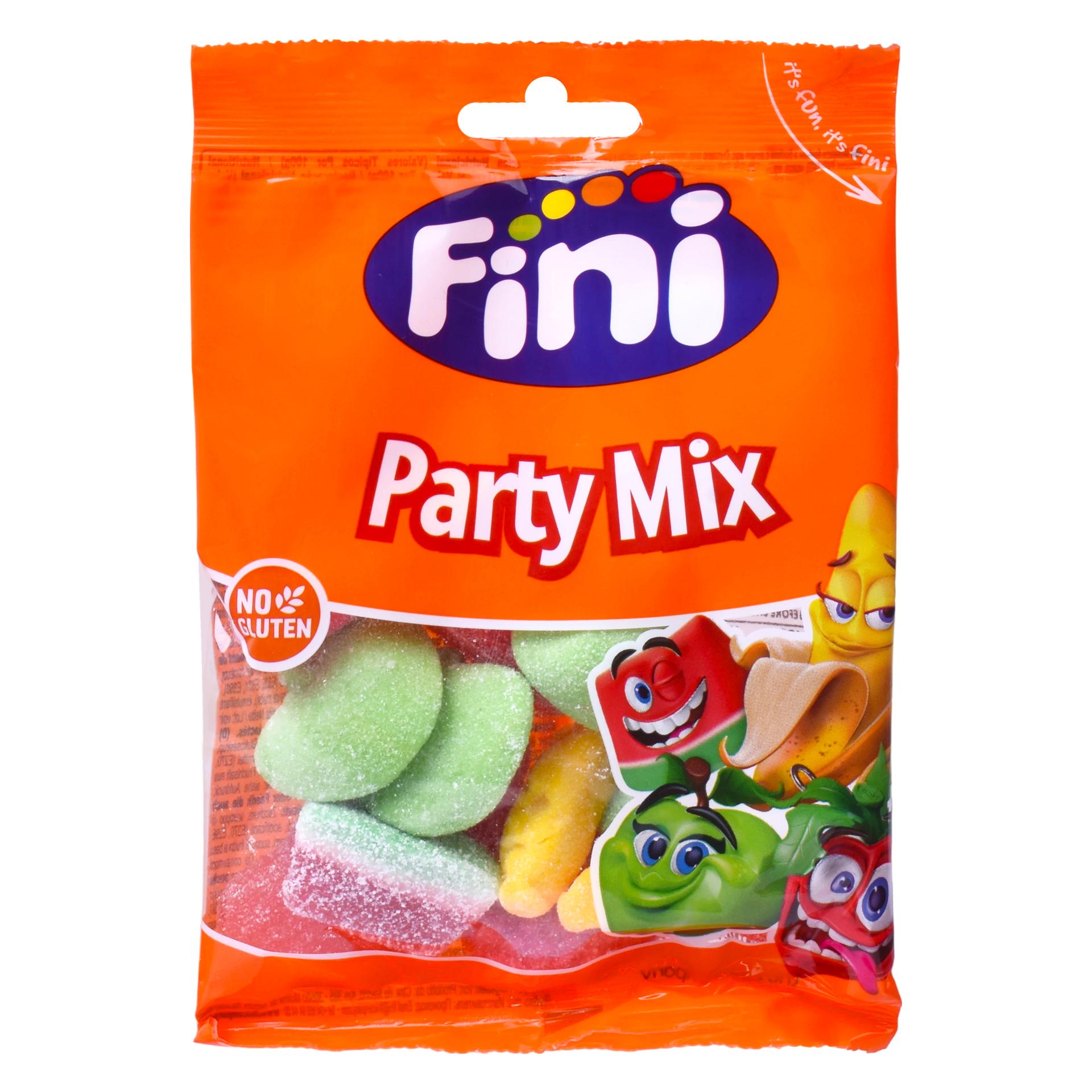 FINI GOMAS JELLYPARTY MIX 90G CX12 FINI GOMAS JELLYPARTY MIX 90G CX12