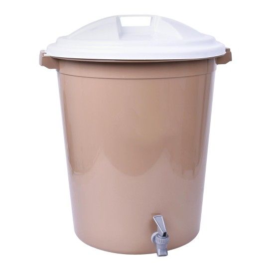CAIXOTE LIXO C/TORNEIRA 50L 0302 CX6 CAIXOTE LIXO C/TORNEIRA 50L 0302 CX6