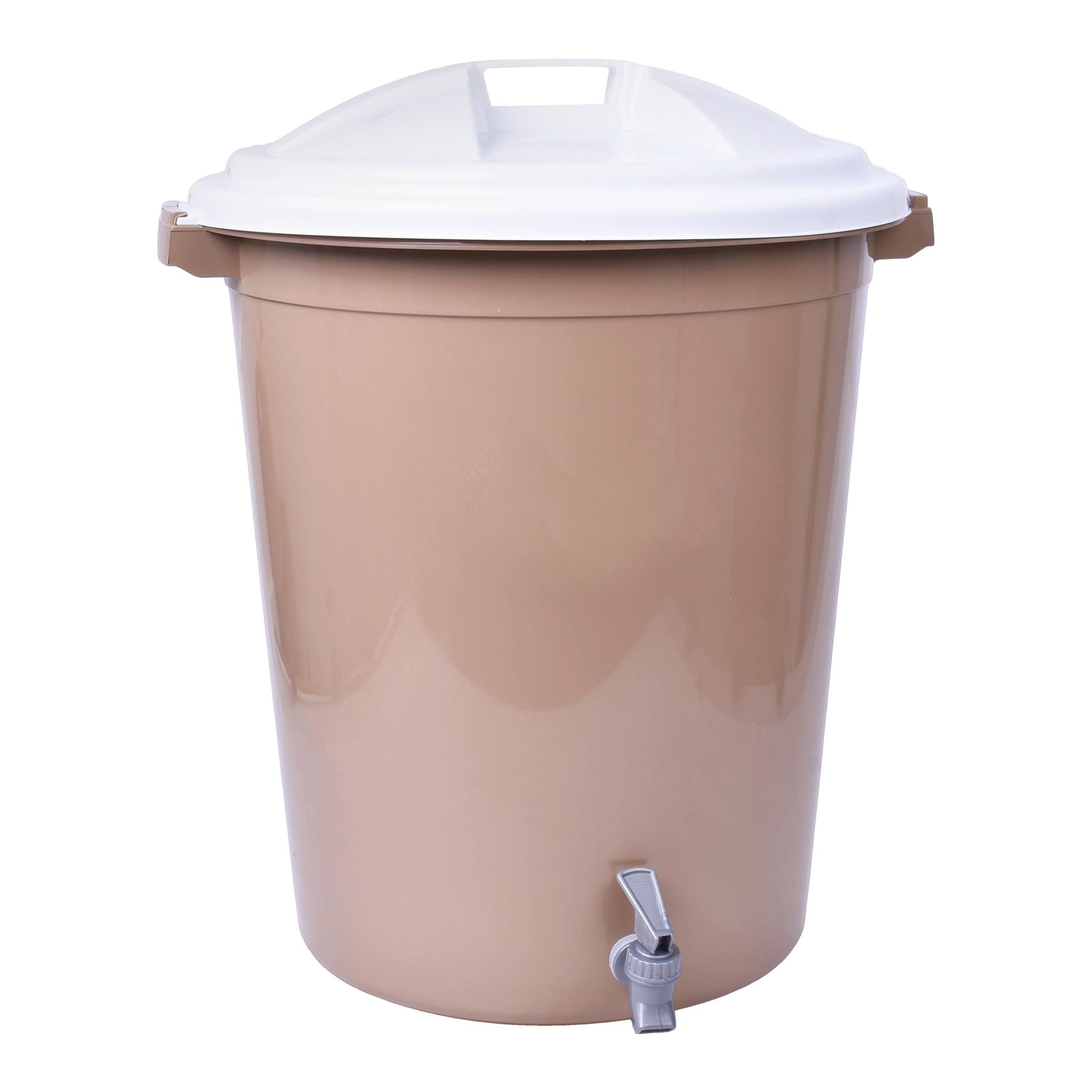 CAIXOTE LIXO C/TORNEIRA 50L 0302 CX6 CAIXOTE LIXO C/TORNEIRA 50L 0302 CX6