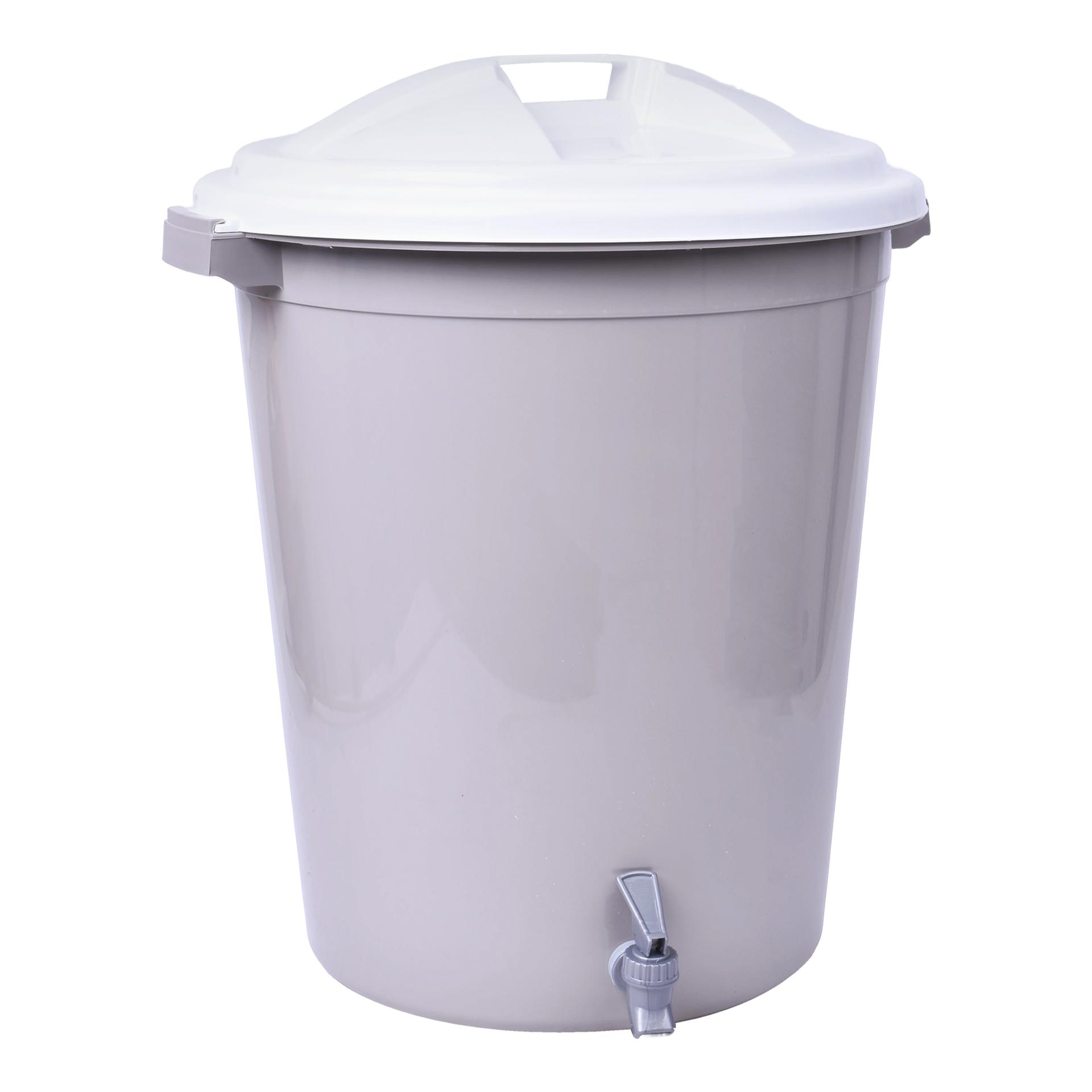 CAIXOTE LIXO C/TORNEIRA 50L 0302 CX6 CAIXOTE LIXO C/TORNEIRA 50L 0302 CX6
