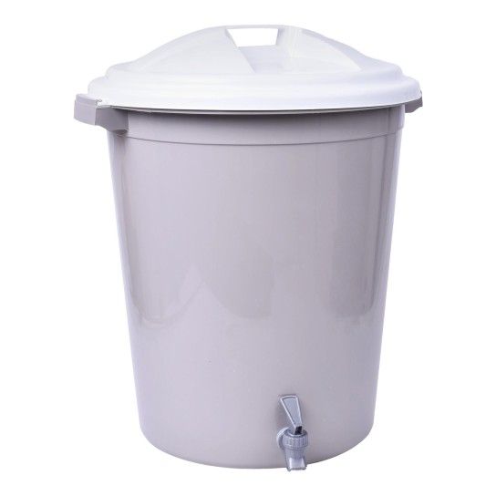 CAIXOTE LIXO C/TORNEIRA 50L 0302 CX6 CAIXOTE LIXO C/TORNEIRA 50L 0302 CX6