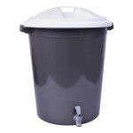 CAIXOTE LIXO C/TORNEIRA 50L 0302 CX6 CAIXOTE LIXO C/TORNEIRA 50L 0302 CX6