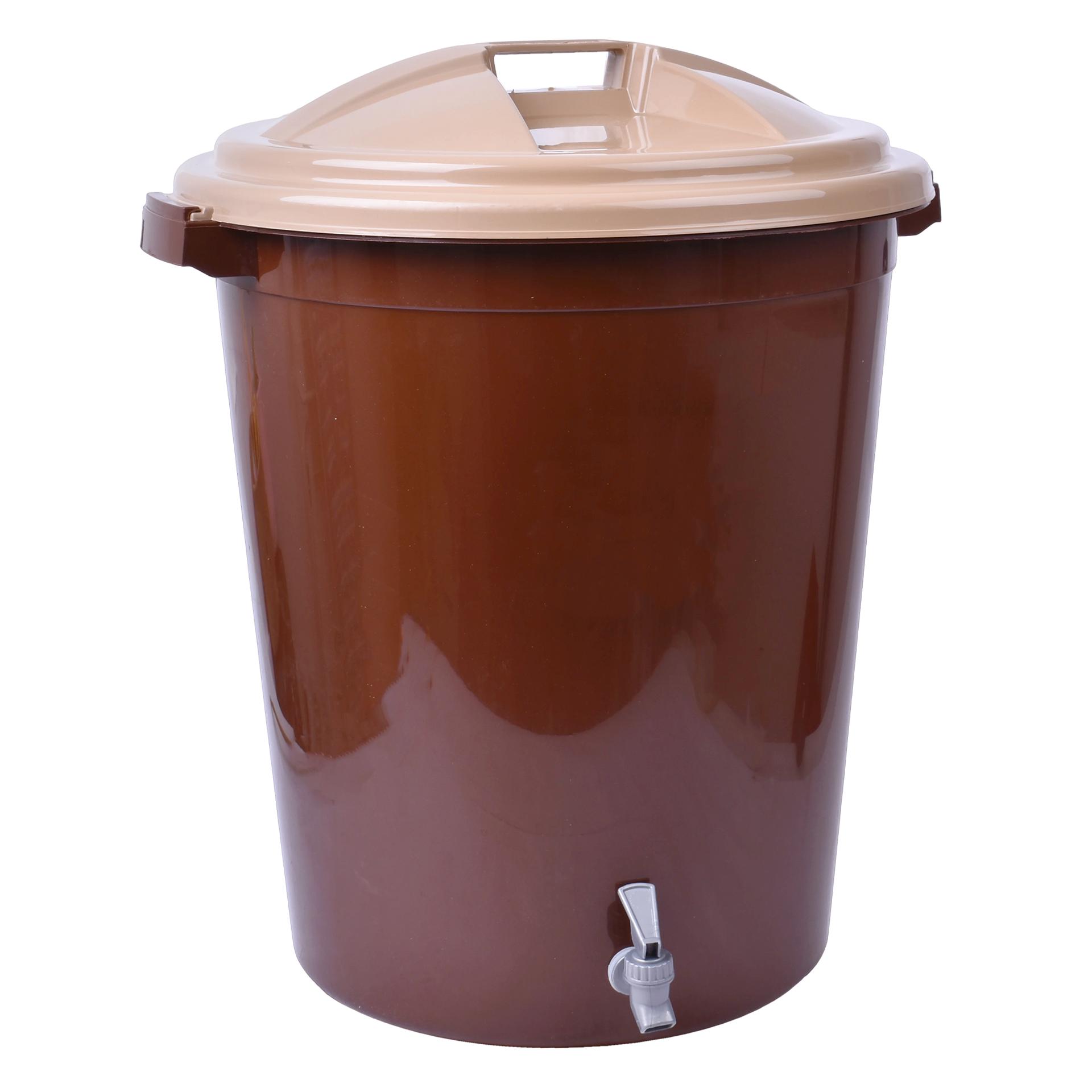 CAIXOTE LIXO C/TORNEIRA 50L 0302 CX6 CAIXOTE LIXO C/TORNEIRA 50L 0302 CX6