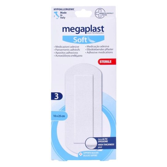 MEGAPLAST PENSO/GAZE 10X25 3UNI 120399 MEGAPLAST PENSO/GAZE 10X25 3UNI 120399
