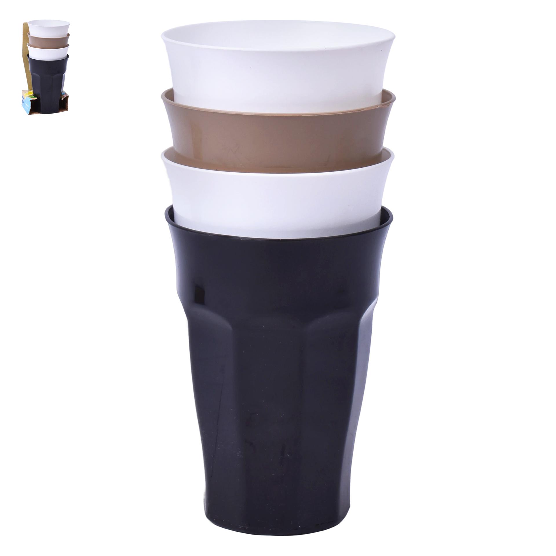 CONJ 4 COPOS PLASTICO 0328 CX24 CONJ 4 COPOS PLASTICO 0328 CX24