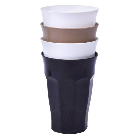 CONJ 4 COPOS PLASTICO 0328 CX24 CONJ 4 COPOS PLASTICO 0328 CX24