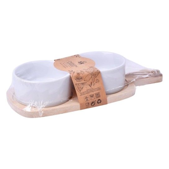 TABUA BAMBU C/ 2 TAÇAS SK 954-02 CX32 TABUA BAMBU C/ 2 TAÇAS SK 954-02 CX32
