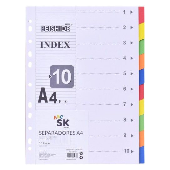SEPARADORES 10PCS A4 SK 206-031 CX180 SEPARADORES 10PCS A4 SK 206-031 CX180