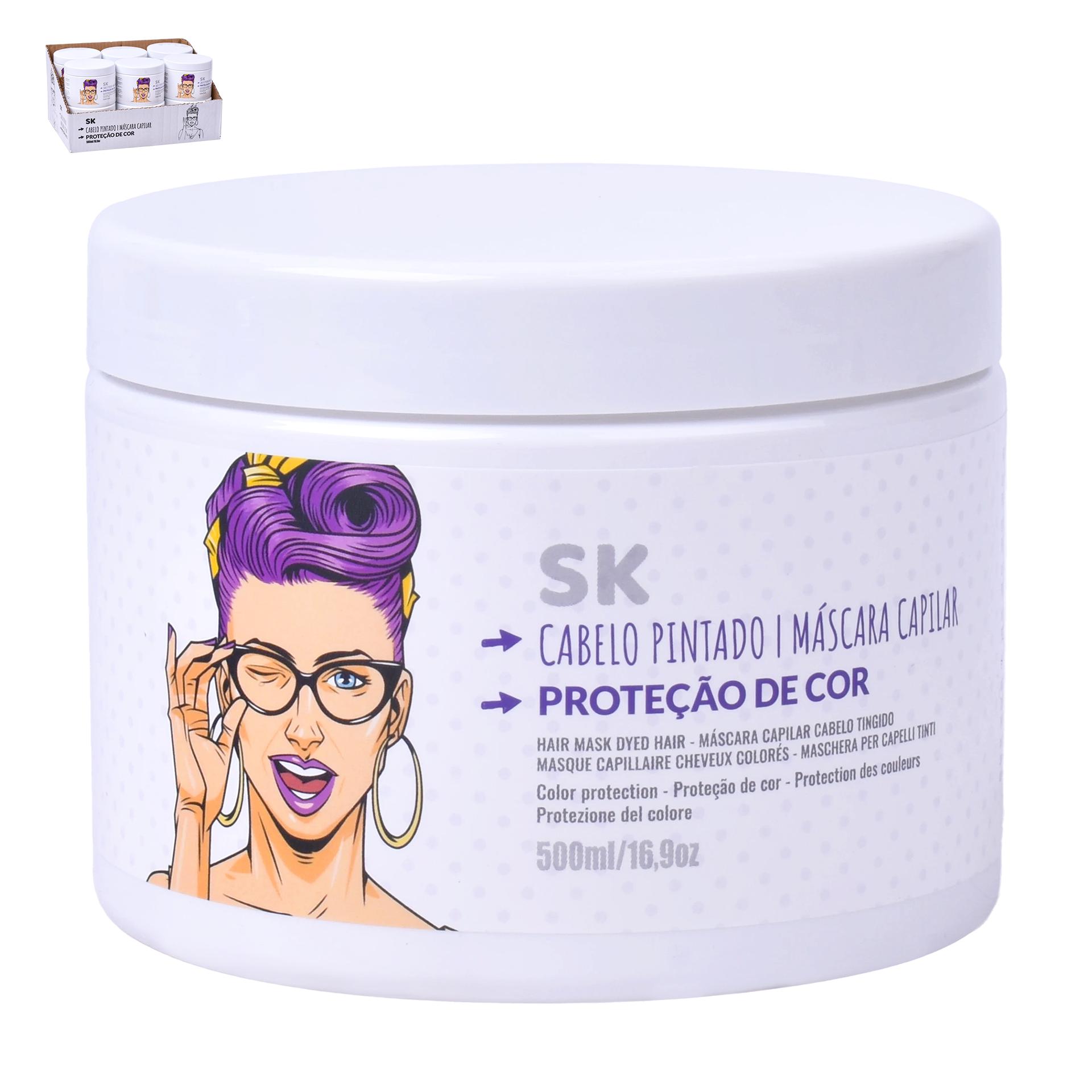 MASCARA CABELO SK PINTADO 500ML MASCARA CABELO SK PINTADO 500ML