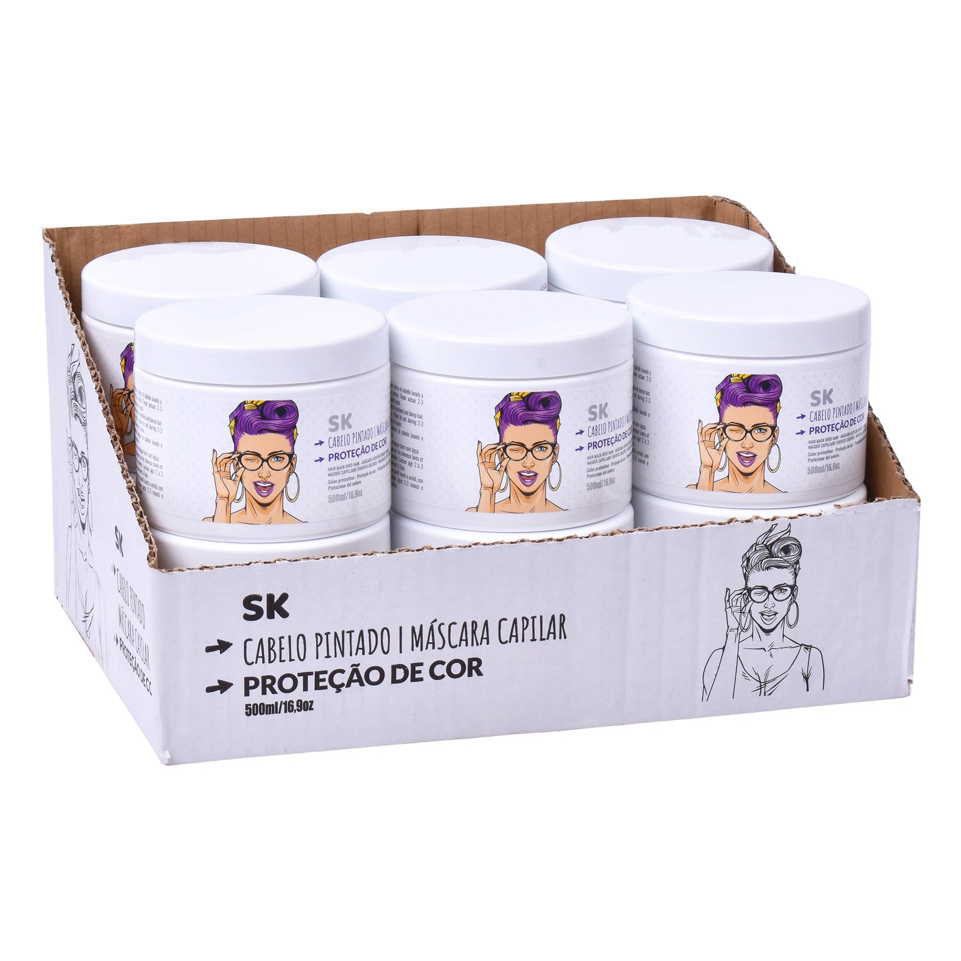MASCARA CABELO SK PINTADO 500ML MASCARA CABELO SK PINTADO 500ML