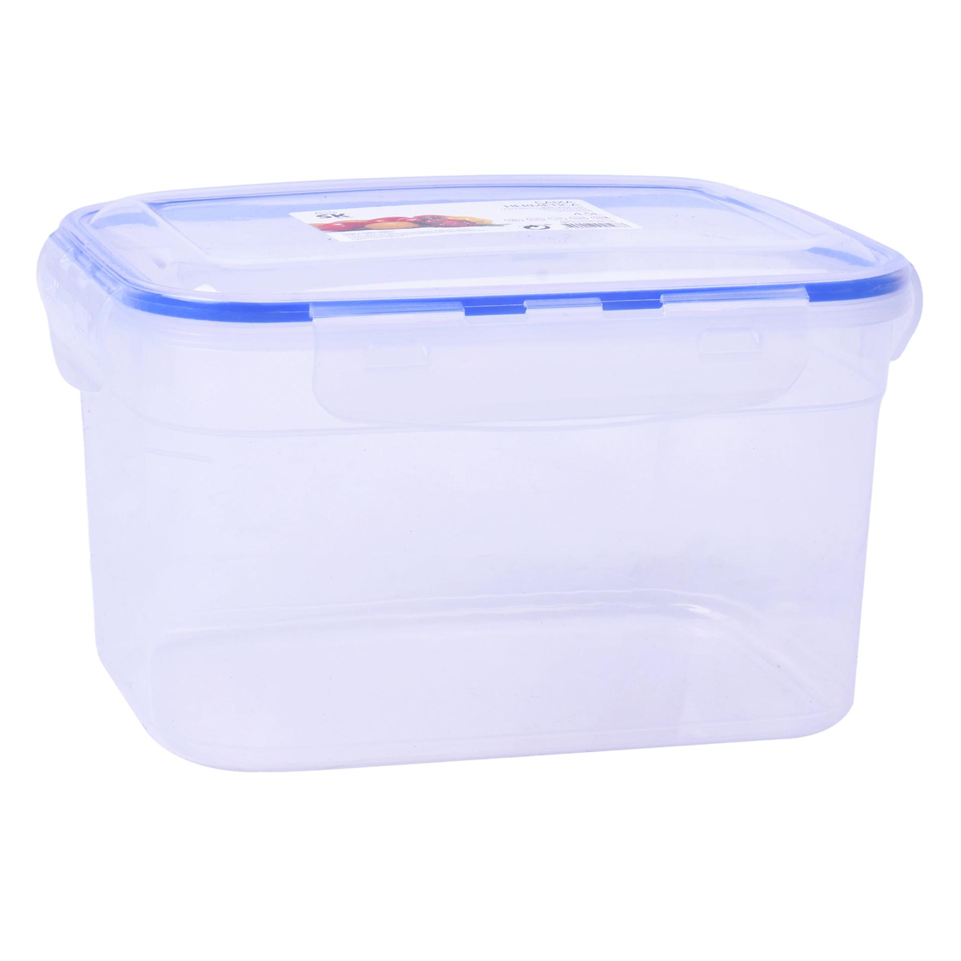CAIXA HERMETICA 4,5L RECT ASD197 CX24 CAIXA HERMETICA 4,5L RECT ASD197 CX24