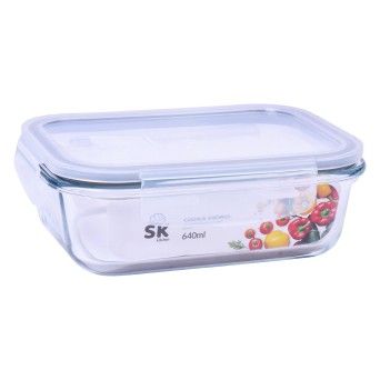 CAIXA VIDRO C/TAMPA 640ML SK 163-00