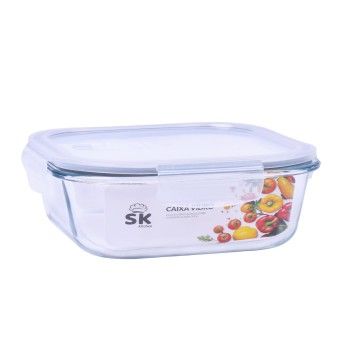 CAIXA VIDRO QUAD. 800ML SK 163-02
