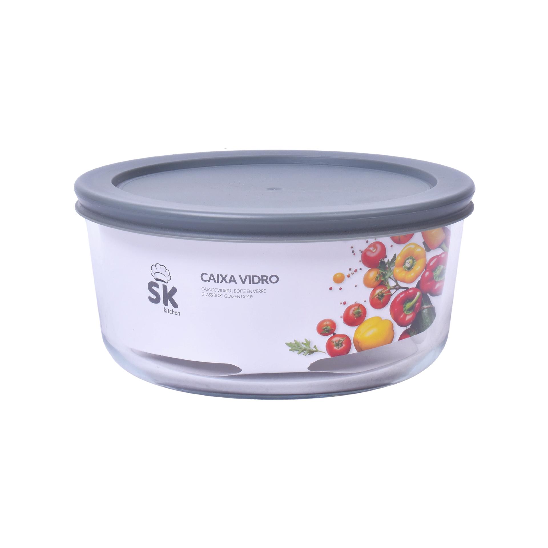 CAIXA VIDRO REDONDO 490ML SK 163-10 CX24 CAIXA VIDRO REDONDO 490ML SK 163-10 CX24