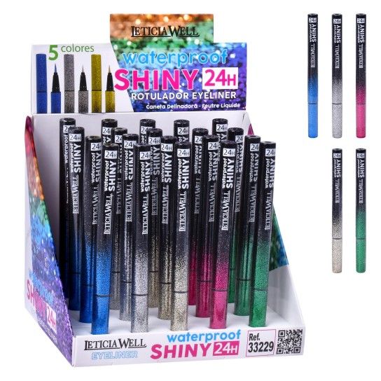EYELINER SHINY GLITTER REF 33229 20UN EYELINER SHINY GLITTER REF 33229 20UN