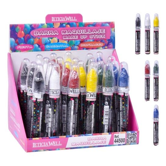MAKE UP CARNAVAL 6 CORES 24UN REF44500 MAKE UP CARNAVAL 6 CORES 24UN REF44500