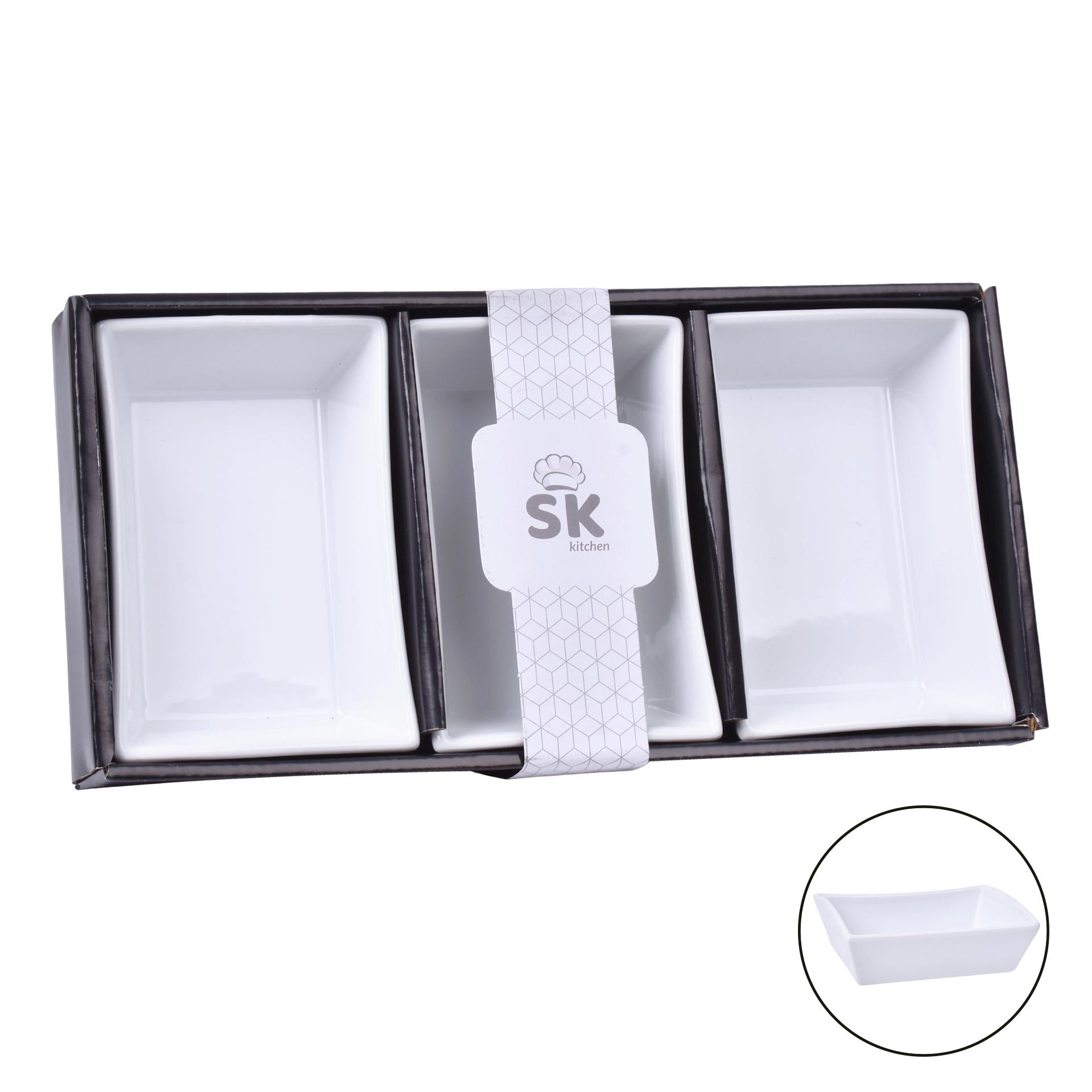 SET 3 TAÇAS RECT CERAMICA SK 0114-13 CX18 SET 3 TAÇAS RECT CERAMICA SK 0114-13 CX18