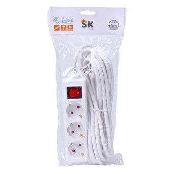 EXTENSAO 5M 3 TOMADAS HY-1113S-5 CX25