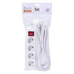 EXTENSAO 5M 4 TOMADAS HY-1114S-5M CX25 EXTENSAO 5M 4 TOMADAS HY-1114S-5M CX25