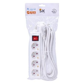 EXTENSAO 5M 4 TOMADAS HY-1114S-5M CX25