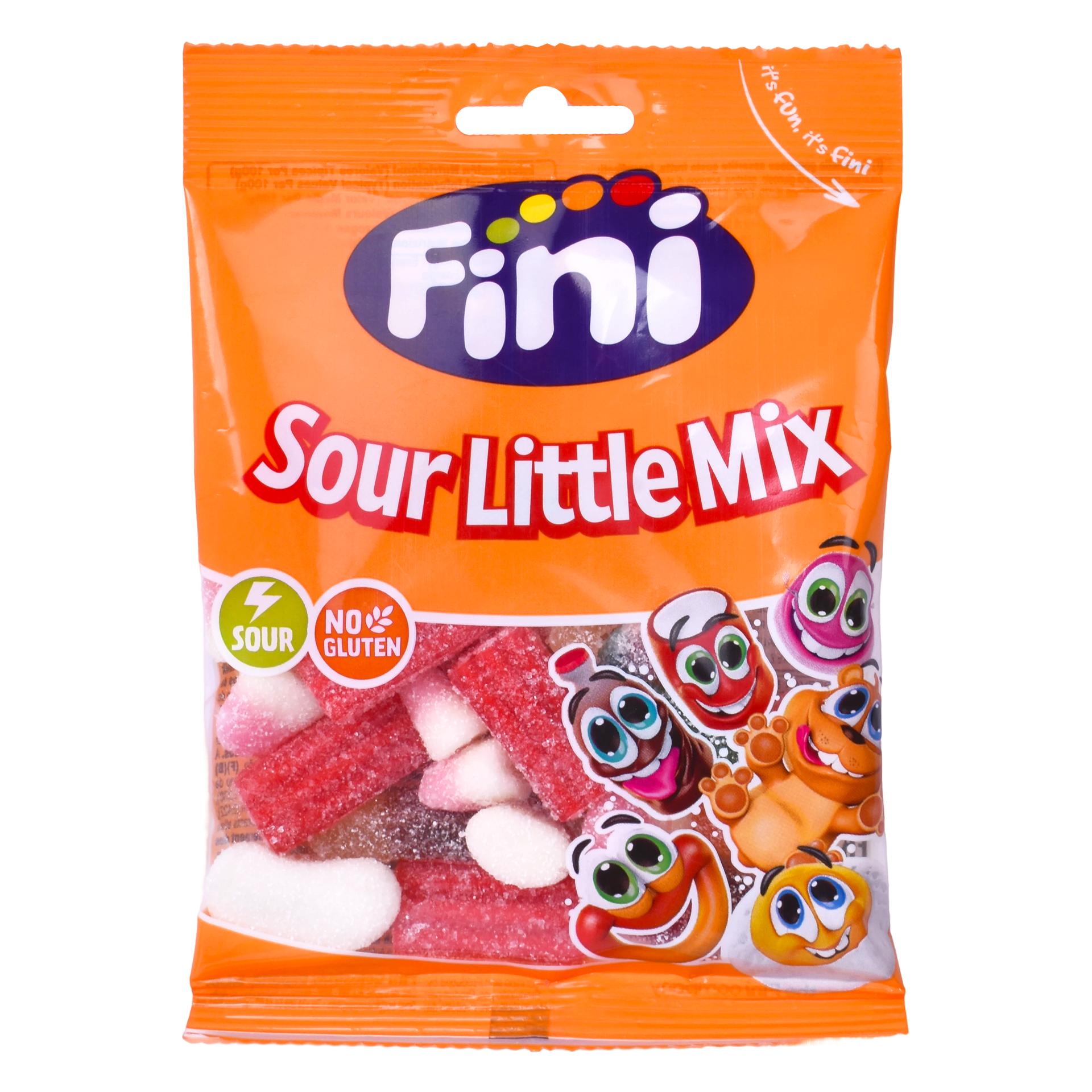 FINI GOMAS SOUR LITTLE MIX 80G CX12 FINI GOMAS SOUR LITTLE MIX 80G CX12