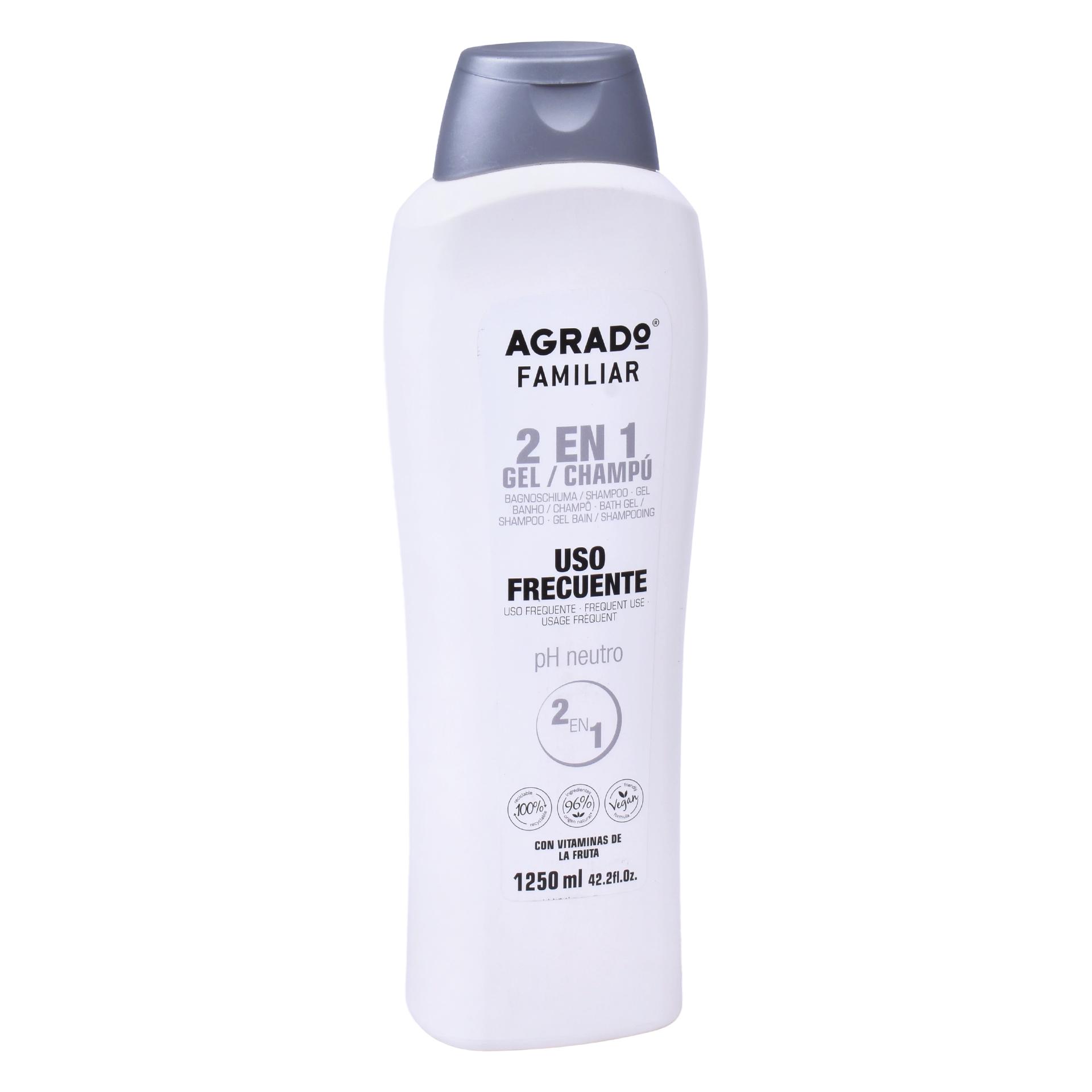 GEL BANHO/CHAMPO AGRADO 1250ML 2 EM 1 GEL BANHO/CHAMPO AGRADO 1250ML 2 EM 1