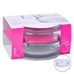 CONJ. 2 CINZEIROS VIDRO CX24 CONJ. 2 CINZEIROS VIDRO CX24