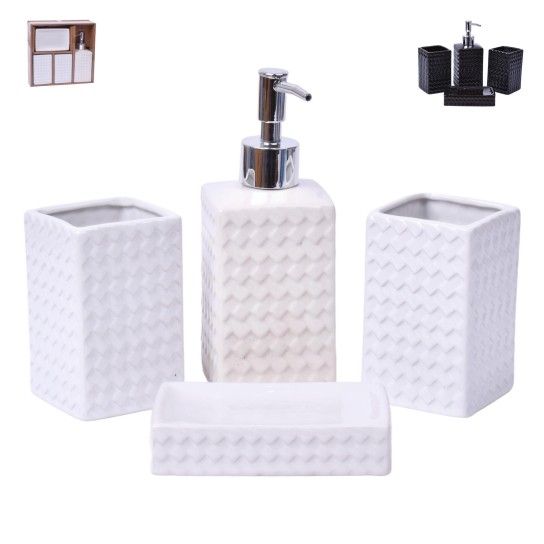 CONJ BANHO 4 PCS 1207-017 CX24 CONJ BANHO 4 PCS 1207-017 CX24