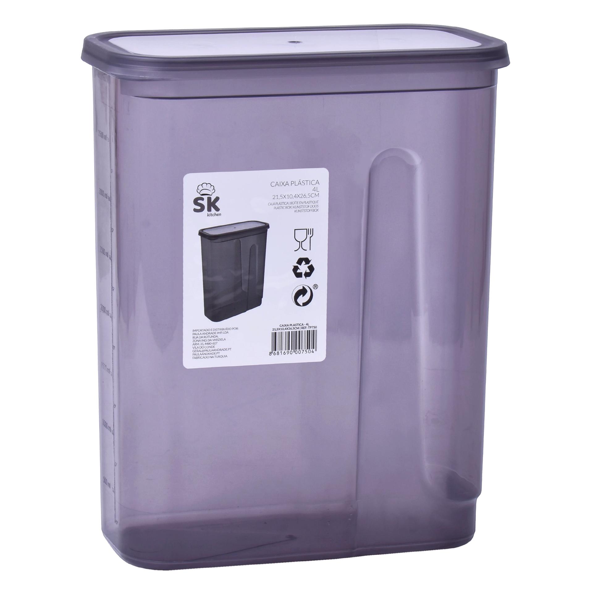 CAIXA PLASTICA 4L TP-750 CX24 CAIXA PLASTICA 4L TP-750 CX24