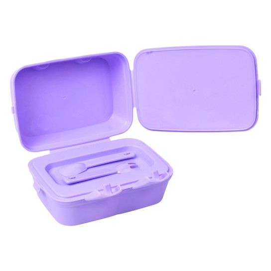 LANCHEIRA C/TALHER 12,5X17X9CM TP-510 CX36 LANCHEIRA C/TALHER 12,5X17X9CM TP-510 CX36