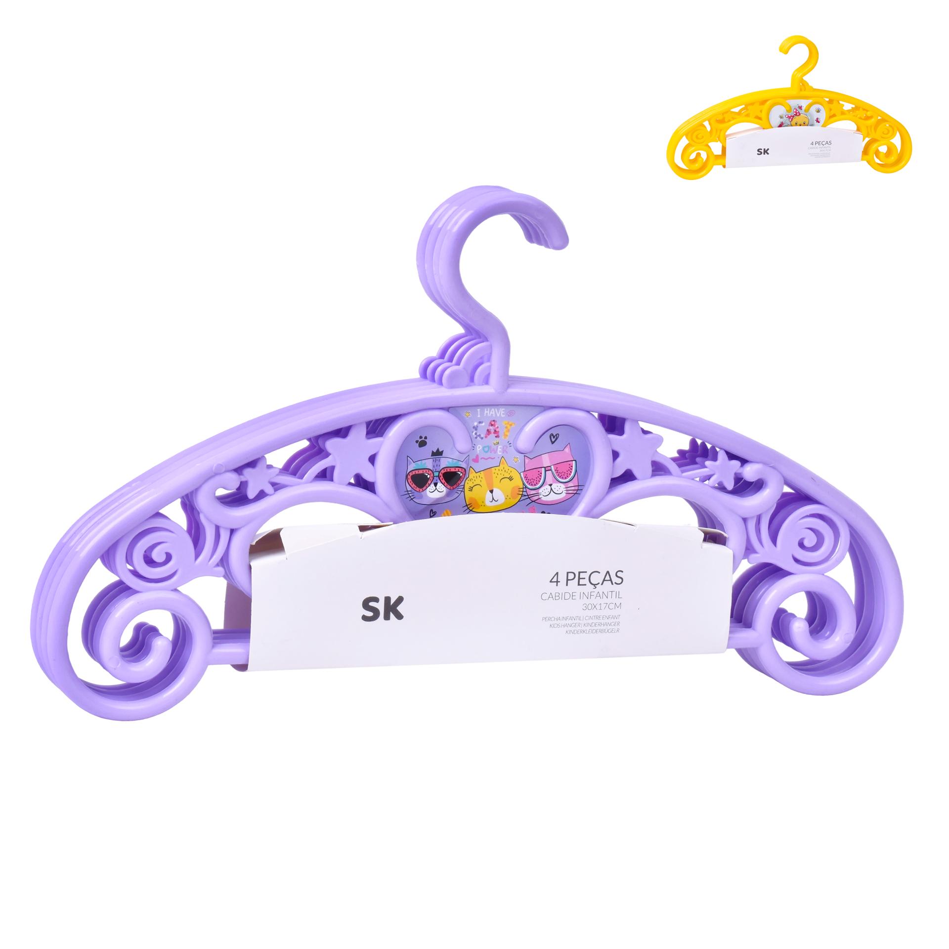 CABIDE INFANTIL 30X17CM TP-516 CX36 CABIDE INFANTIL 30X17CM TP-516 CX36