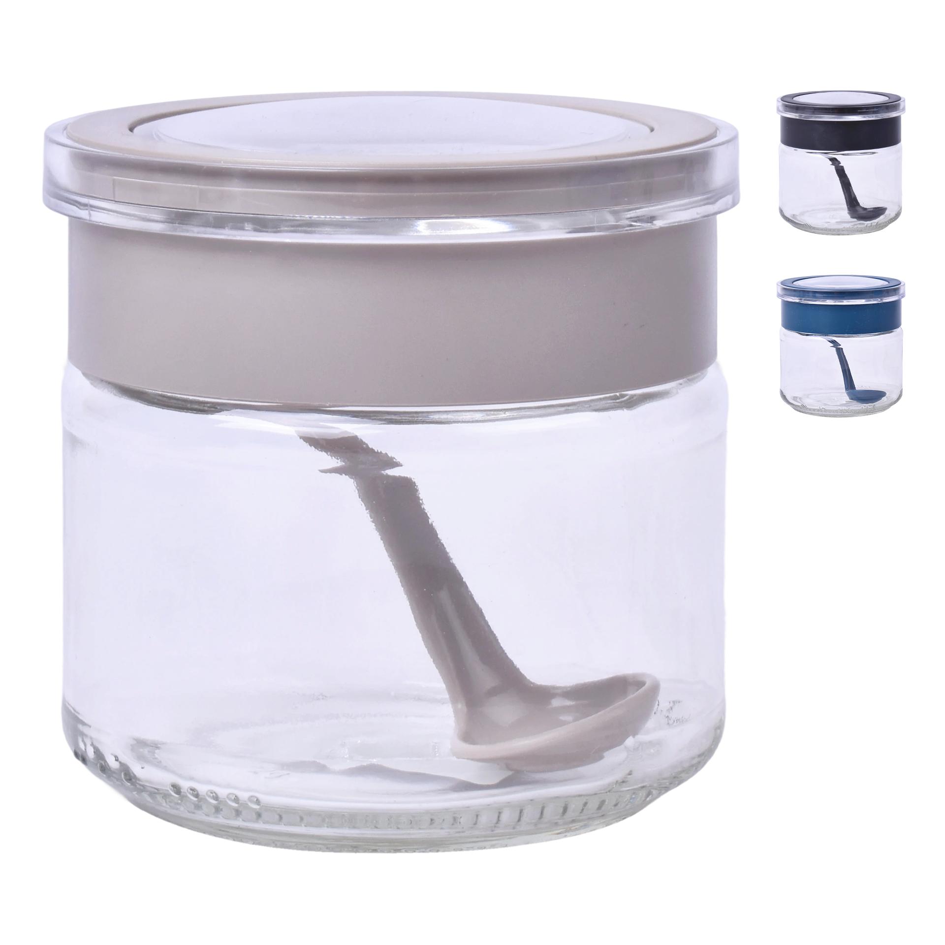 FRASCO VIDRO C/COLHER 300ML KC-317 CX36 FRASCO VIDRO C/COLHER 300ML KC-317 CX36