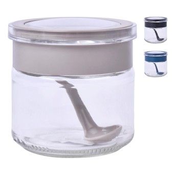 FRASCO VIDRO C/COLHER 300ML KC-317 CX36