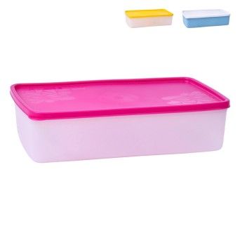 CAIXA PLAST RECT 1800ML TP-5355 CX24