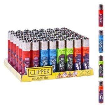 ISQUEIRO CLIPPER 48UN  REUT. ZOMBIE GANGSTERS