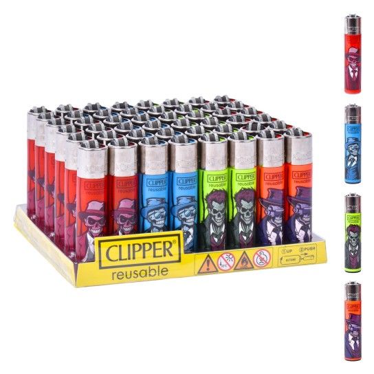ISQUEIRO CLIPPER 48UN REUT. ZOMBIE GANGSTERS ISQUEIRO CLIPPER 48UN REUT. ZOMBIE GANGSTERS