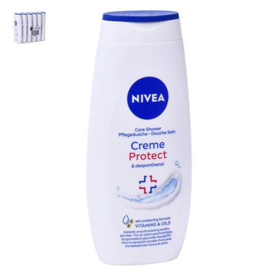 NIVEA GEL BANHO CREME PROTECT 250ML CX24 NIVEA GEL BANHO CREME PROTECT 250ML CX24