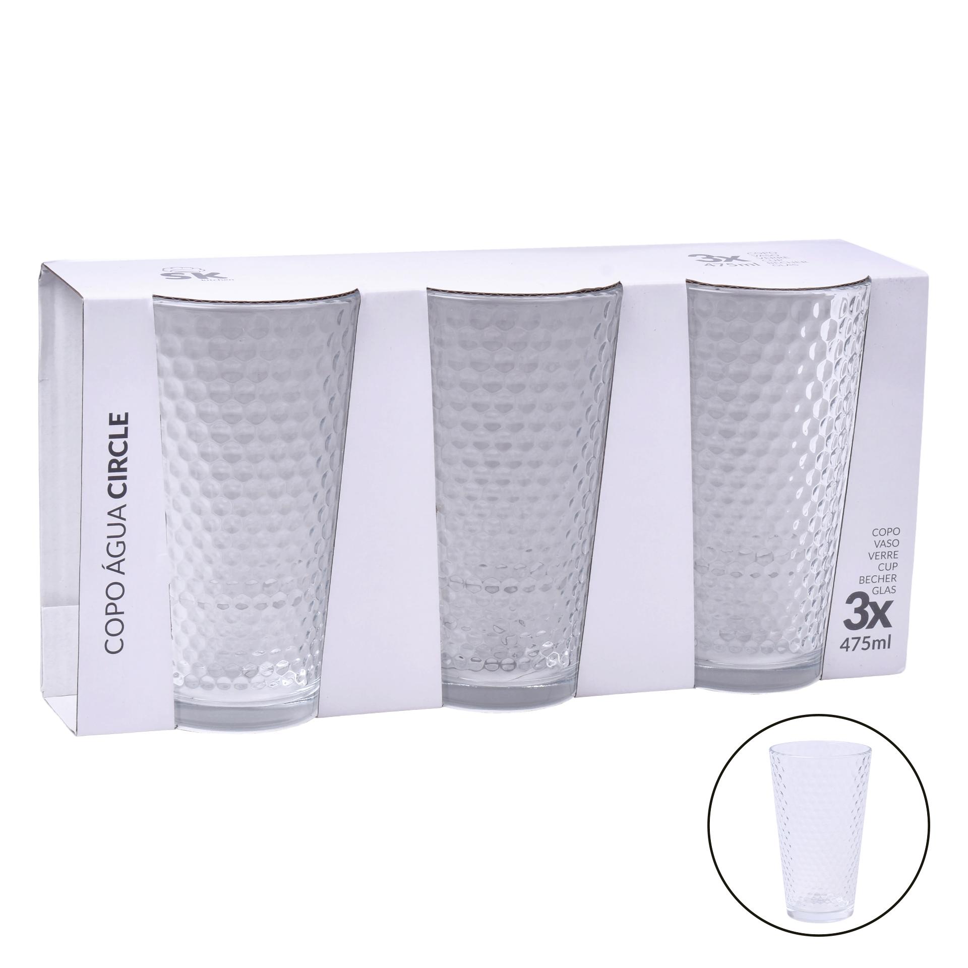 COPO AGUA CIRCLE 475ML 424-94 CX8 COPO AGUA CIRCLE 475ML 424-94 CX8