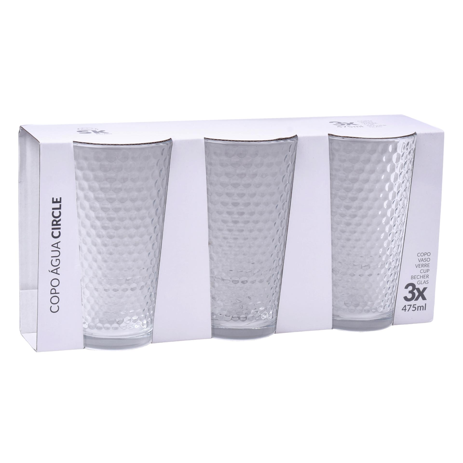 COPO AGUA CIRCLE 475ML 424-94 CX8 COPO AGUA CIRCLE 475ML 424-94 CX8