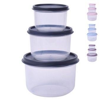 CONJ 3 CAIXA PLAST 9X9X13,5 SK AK-828 CX24
