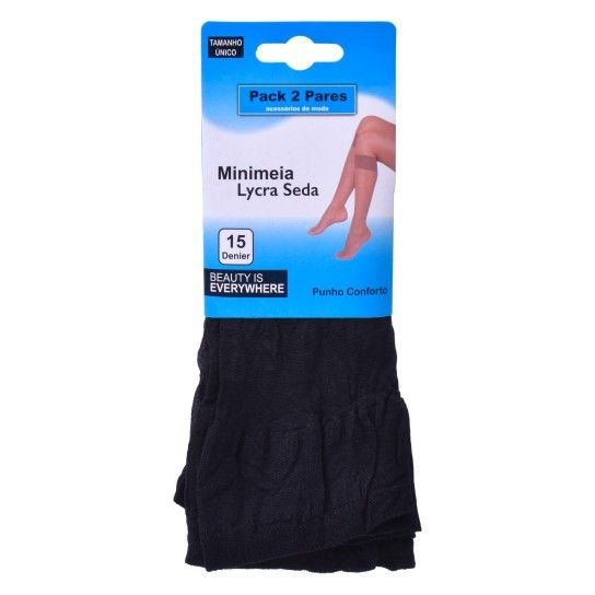 MEIA MINI LYCRA PACK 2 REF. 32