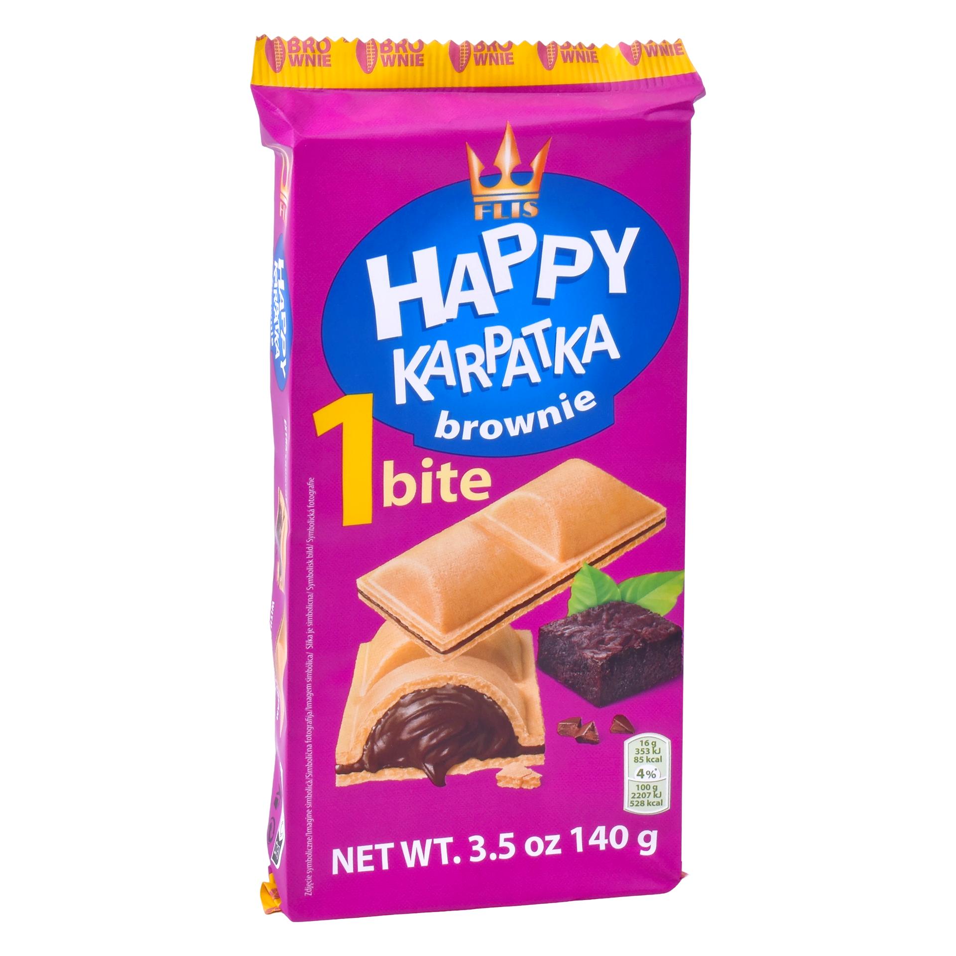 FLIS HAPPY KARPATKA BROWNIE 140GR FLIS HAPPY KARPATKA BROWNIE 140GR