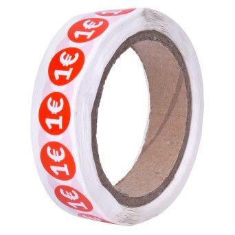 ROLO 1000UN ETIQUETAS 1 EURO ROLO 1000UN ETIQUETAS 1 EURO