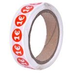 ROLO 1000UN ETIQUETAS 1 EURO ROLO 1000UN ETIQUETAS 1 EURO