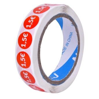 ROLO 1000UN ETIQUETAS 1,5 EURO ROLO 1000UN ETIQUETAS 1,5 EURO