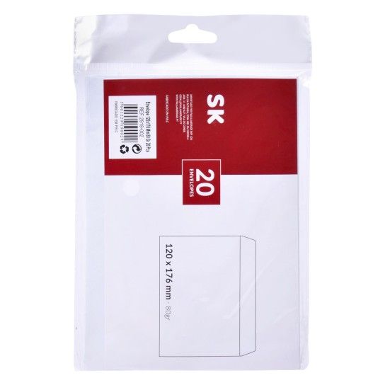 ENVELOPE 120X176 20UN 2919-002 CX120 ENVELOPE 120X176 20UN 2919-002 CX120