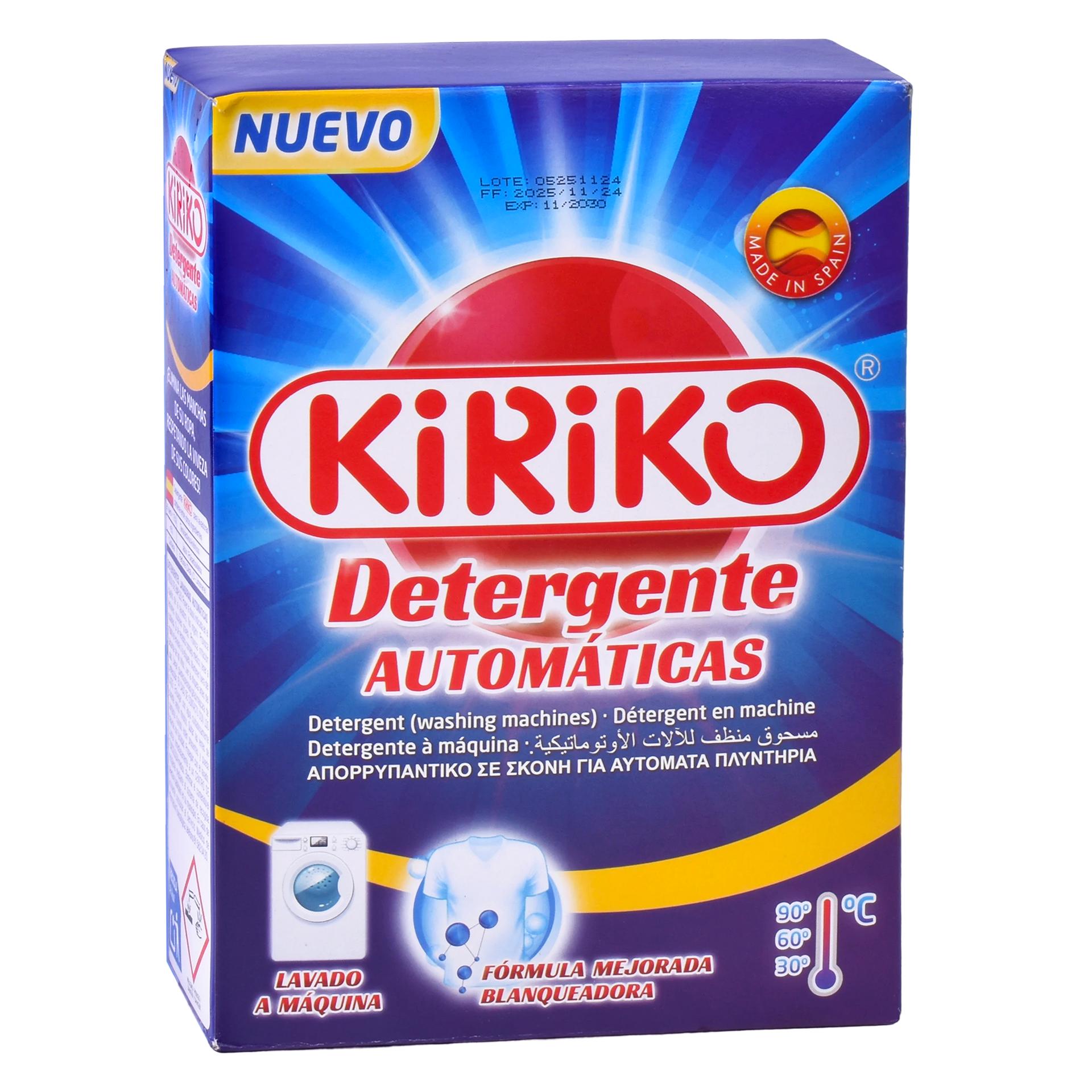 KIRIKO DET. MAQ. ROUPA 400GRS KIRIKO DET. MAQ. ROUPA 400GRS